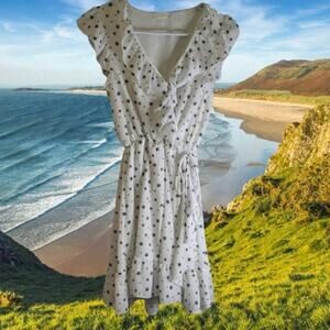 Altered State XS lined faux wrap Polyester v neck adorable dress. Party, work